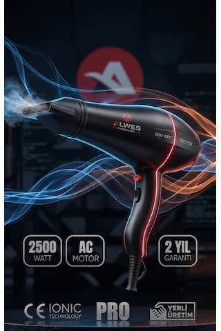 Alwes Hardware Pro Al-3001 Profesyonel Ve Ev Kullanıma Uygun Kuaför Fön Makinesi