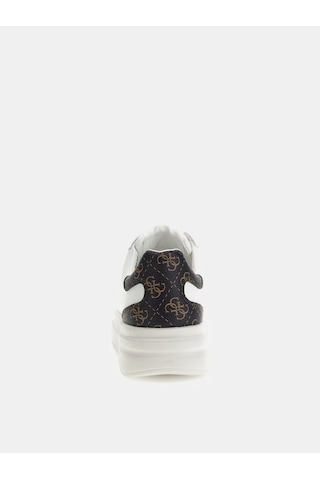 Guess Elbina Kadın Deri Sneaker Ayakkabı Fljelbfal12 Kahverengi