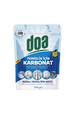 Doa Temizlik İçin Karbonat 3000 Gr Çok Amaçlı Temizlik Karbonatı Ev, Mutfak, Banyo Ve Yüzey Temizliği 6'lı Set