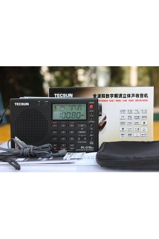 Tecsun Pl-310et Taşınabilir Radyo Yüksek Sinyal Gücü Fm/am/sw/lw Dijital Led Ekranlı Stereo Alıcı Tam Bant Radyo Pl310