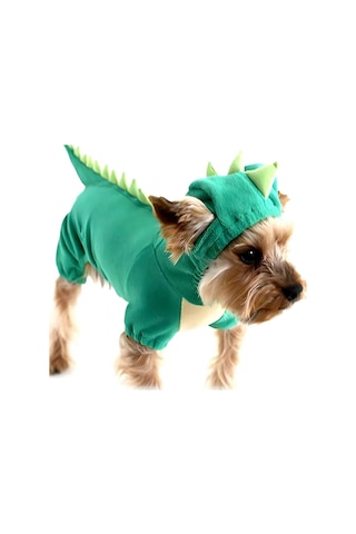 Dinozor Köpek Kostümü - Cadılar Bayramı Kıyafetleri İçin Sevimli