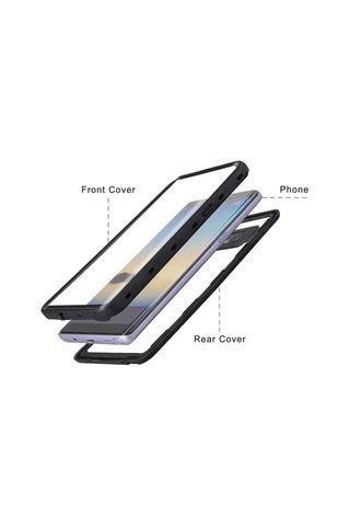 Samsung Uyumlu Galaxy Note 9 Kilif 360 Su Geçirmez 1-1 Silikon Kapak 392992802