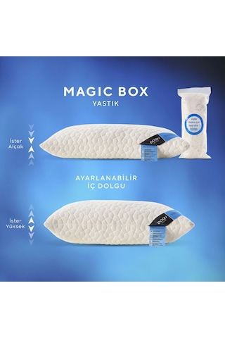 Doqu Home Visco Magic Box Yastık 50 X 70 Cm - Beyaz Beyaz