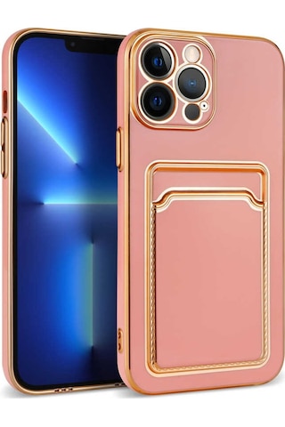 Apple Uyumlu iPhone 13 Pro Max Zore Bark Kartlıklı Kapak
