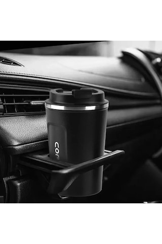 380/510 Ml Kahve Kupa Araba Termos Kupa Leak Proof Seyahat Diğer Siyah