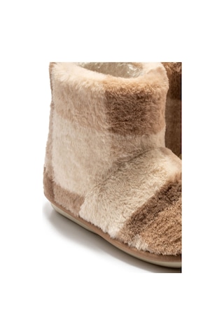 Twigy Agata Kadın Ev Botu Kahverengi 36/41 AA0001 Kahverengi