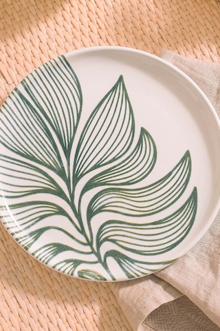 Leaf Harmony Nordic 4'lü Pasta & Sunum Tabağı 22 Cm Çok Renkli