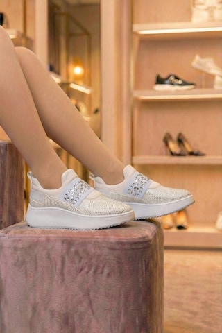 Tw Tonny White Tokyo176-1-112 Taşlı Spor Sneaker Ayakkabı Beyaz