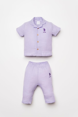 U.S. Polo Assn. Kız Bebek Takım Açık Lila-2292 Lila