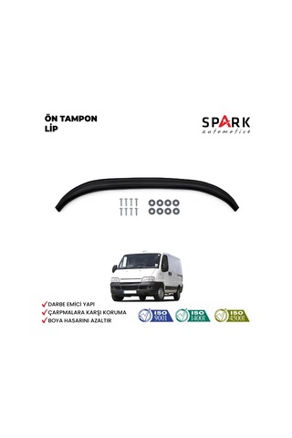 Peugeot Boxer 1994-2006 Yıl Aralığı Uyumlu Ön Tampon Lip Siyah