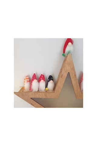 N0:3 1 Adet Yılbaşı Yeniyıl Kumaş Gnome Cüce Şeklinde Broş 3-3.5 Cm No 1 No:3 04267145