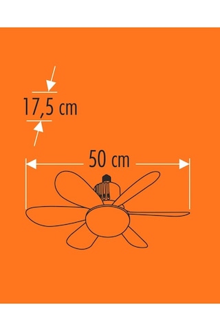 Cata CT-1154 Lodos Fan Led 62w Kumandalı Işıklı Vantilatör