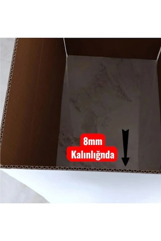 Çeyiz Taşıma Kolisi 60 40 30cm 5 Adet Çift Oluk Sert Beyaz Karton Diğer