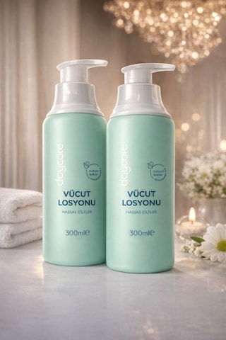 Hassas Ciltler Vücut Losyonu 2 Li Set 300 Ml X 2