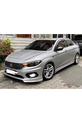 Fiat Egea Çıkıntılı Yan Marşpiyel Seti Plastik 2 Adet Mat Siyah 2015 2016 2017 2018 2019 2020 2021 Karlık+ek+bodykit