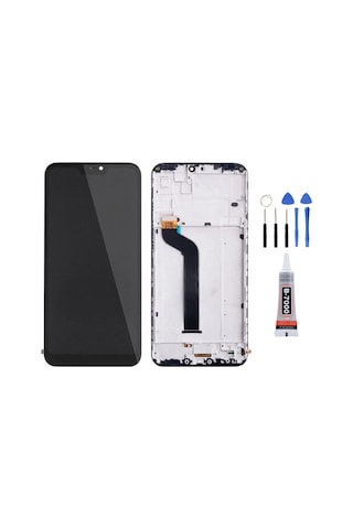Xiaomi Mi A2 Lite Çıtalı Lcd Ekran Dokunmatik Tamir Seti Yapıştırcı Set Yedcom