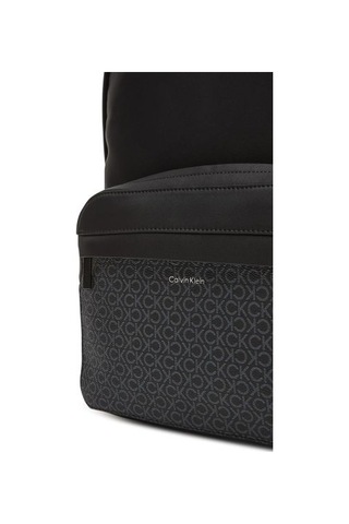 Calvin Klein Mono Baskılı Erkek Sırt Çantası Lv04d3187gub1 Siyah