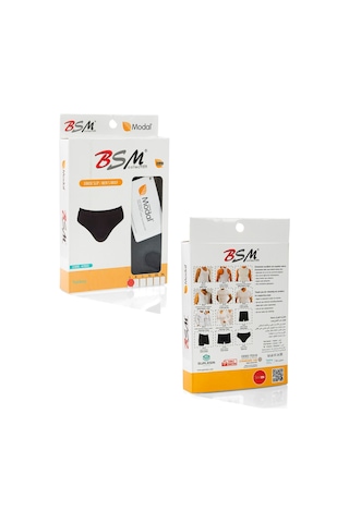 Bsm Erkek Gri Modal Külot 040794 Antrasit