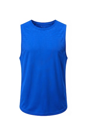 Genius Store Erkek Sıfır Kol Sporcu Atleti Ter Tutmayan Fitness Gym Tişörtü Sfr2026-mankensiz Mavi
