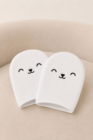 %100 Pamuk Bebek Banyo Kesesi 2 Adet Yumuşak Bambu Havlu Kuzu Desen Bebek Lif 2 Adet Bebek Kese Bebek Kese 2 Li Set - 707112808