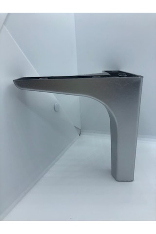 Karakoçaksesuar Plastik,14x15x15 Cm Gümüş Koltuk,Berjer,Mobilya Ayağı (4 Adet)