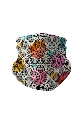 Bobrear Renkli Osmanlı Desenli Çok Amaçlı Buff Bandana Boyunluk Çok Renkli