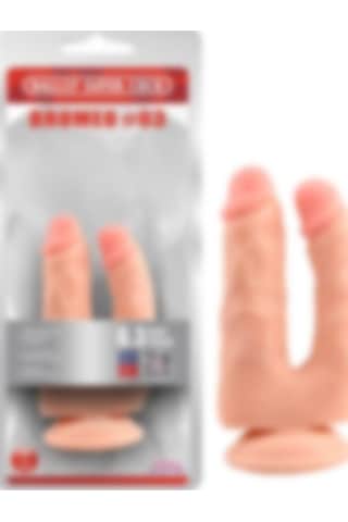 Lilitu Shop Chisa Bromeo Iki Uçlu Vantuzlu Realistik Çatal Dildo