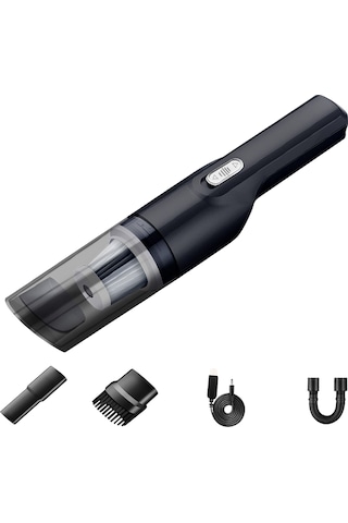 Springsun 10000pa Süper Emme Gücü 120w Usb Şarjlı Kablosuz El Tipi Vakum Temizleyici - Araç, Ev, Ofis İçin Portatif Minyatür