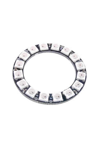 16 Bit Neopixel Halka Ring Ws2812b 5050 Rgb Led Modül 16 Lı Dijital Adreslenebilir Lamba Programlan