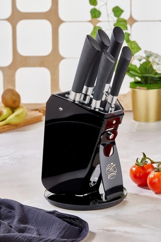 Cooker 6 Prç.lüx Bıçak Setickr1371 Çok Renkli