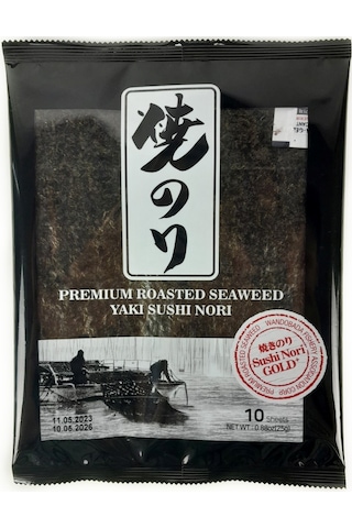 Sea Food Sushi Nori Deniz Yosunu Yaki Nori 10 Yaprak 25 G