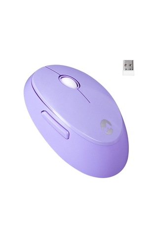 Everest Round Km-6282 Renkli Tuşlu Mor Kablosuz Q Multimedia Klavye + Mouse Set Optik