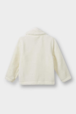 Defacto Kız Bebek Bebe Yaka Düğmeli Pelüş Hırka E8772a525auer233 Ekru