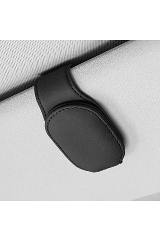 Niandahoome Araç İçin Güneşlik Kıskağı Mengeneli Gözlük Askısı 176042720 Siyah