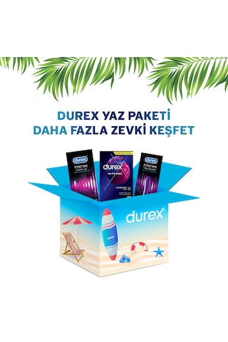 Durex Yaz Paketi Intense Prezervatif + Vibe Bullet Titreşimli Vibratör + Intense Uyarıcı Jel 10 ML