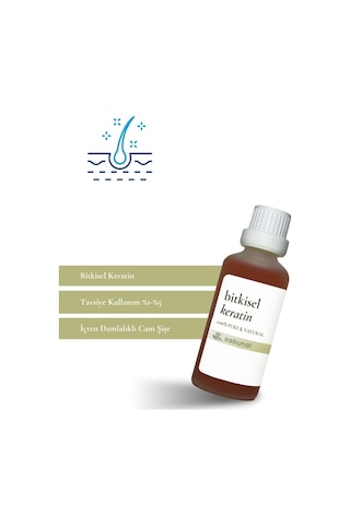 Sabunal Bitkisel Keratin 50 ML -Saç Bakımı Şampuanlara Uygun İçerik