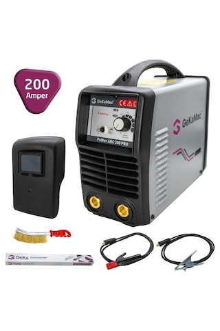 Gekamac Power Arc200 Pro Inverter Kaynak Makinası Geka 200 Amper