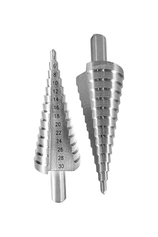 Paslanmaz Kademeli Matkap Ucu Sac Delme 4-30 Mm Sarı Titanyum Koz