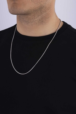 Gümüş Pazarım Silindir Model İtalyan Erkek Çelik Zincir Çok renkli