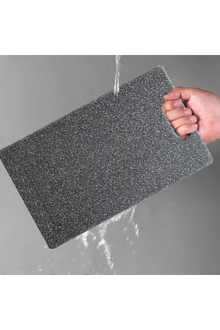 İmitasyon Mermer Sebze Mutfak Kesme Tahtası Meyve Bloğu Doğrama Kaymaz L