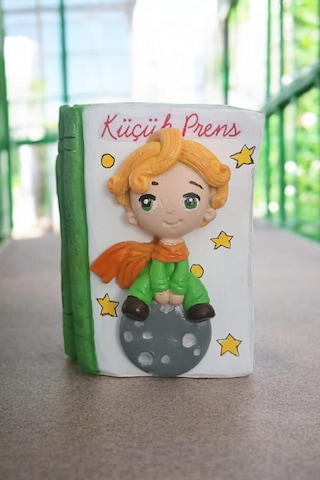 Küçük Prens Kitabı Şeklindeki Kalemlik 10x8 Cm