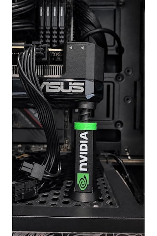 Lexroo Ekran Kartı Destek Aparatı, Ekran Kartı Tutucu, Nvidia Siyah Gpu Support 7-12cm Ayarlanabilir Standart