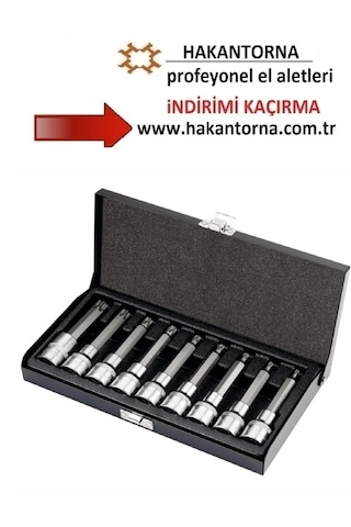 Retta 1/2 Uzun Lokmalı Torx Bits Allen Takımı 9 Parça