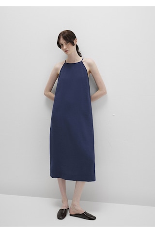 Mavi - Askılı Lacivert Elbise 1310770-70487 Lacivert