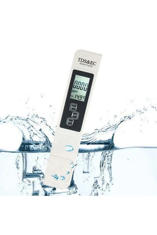 Yenilzd Sıcaklık Ölçüm Cihazı 3in1 Dijital Tds Su Kalitesi Değeri