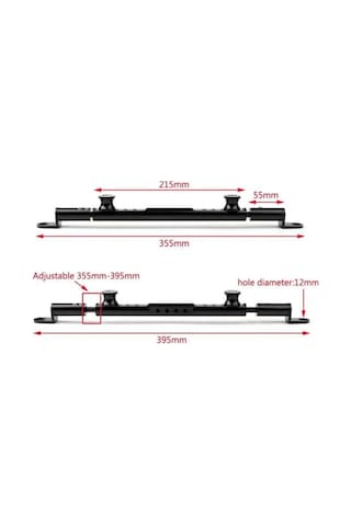 Motosiklet Aksesuar Tutucu Gidon Barı Xmax Nmax Pcx Vb Scooter Ve Vitesli Modellere Uygun Siyah