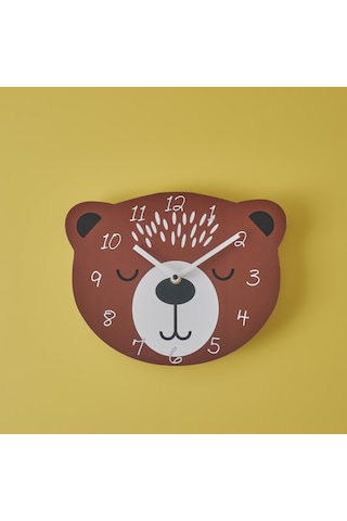 Bella Maison Bear Çocuk Saati 26 x 28 CM Kahverengi