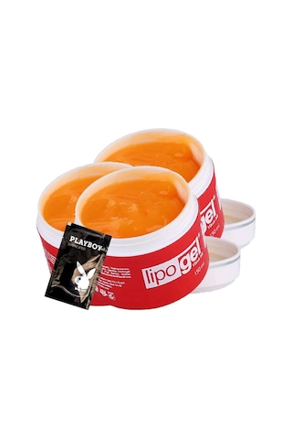 Süper Lipogel Yağ Parçalayıcı Sıkılaştırıcı Masaj Bakım Jeli 3x150 Ml + 1 Ad Jel İle
