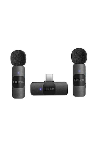 Boya By-v20 Ultra Kompakt Android İkili Kablosuz Mikrofon Type-c