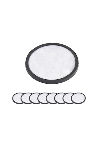 Honmex Mr. Coffee Kahve Makinesi İçin Uyumlu 12'li Kahve Filtresi Seti - Karbon Fiber Pamuk + Plastik Malzeme Beyaz